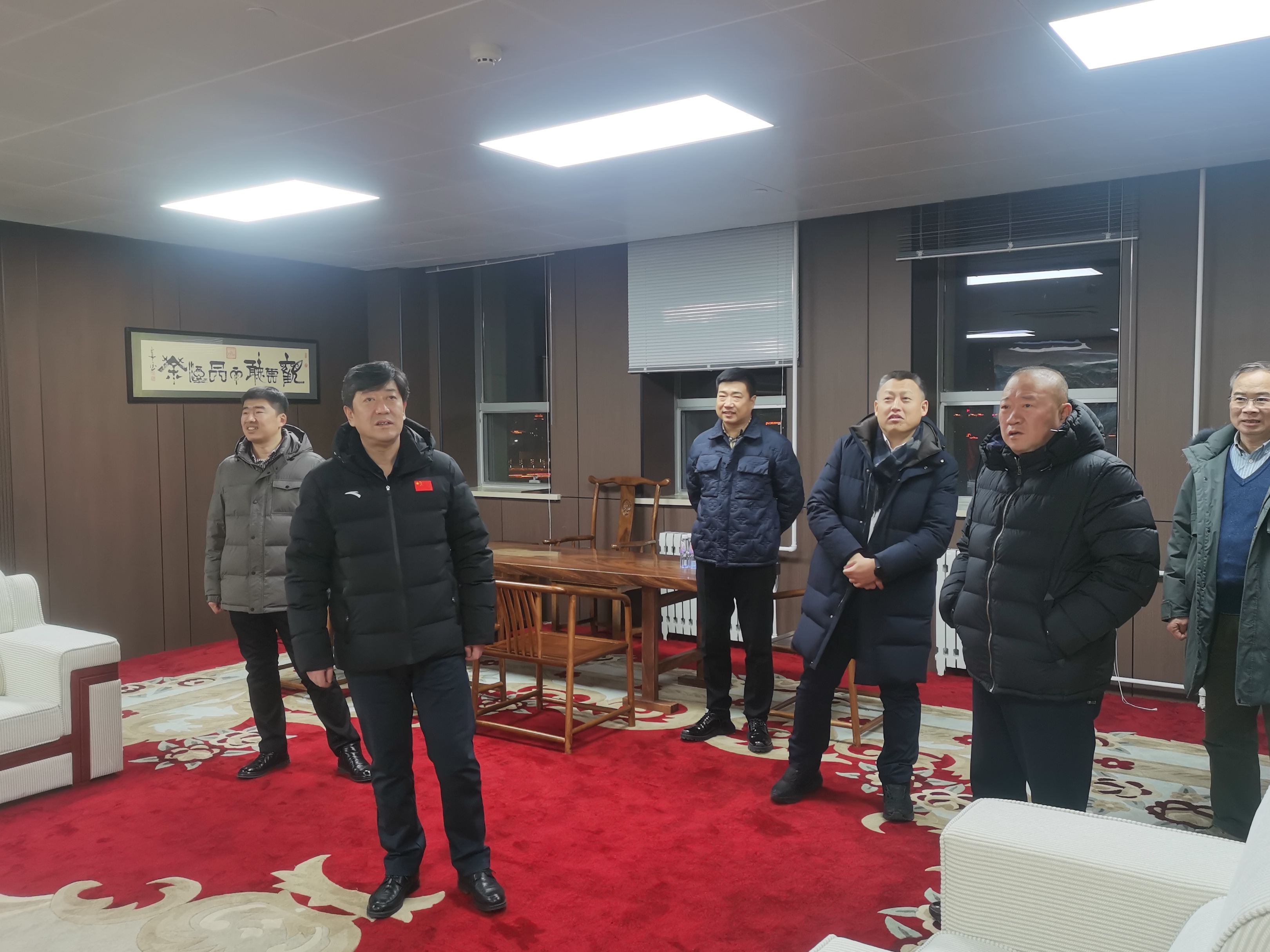 2024年2月4日 大慶市薩爾圖區(qū)區(qū)委書記、區(qū)長等一行到公司調(diào)研